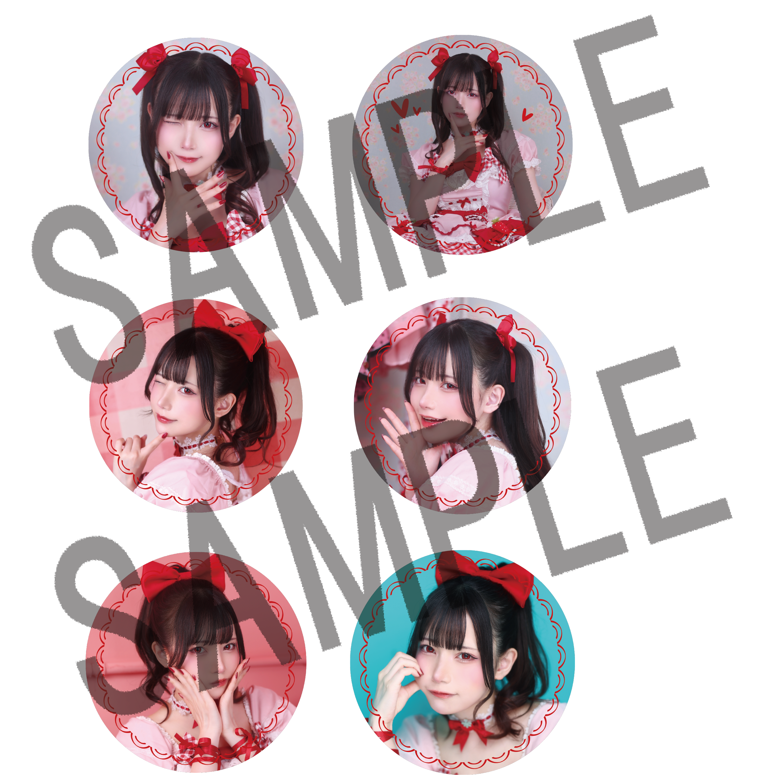 あかせあかり アクリルスタンド6個